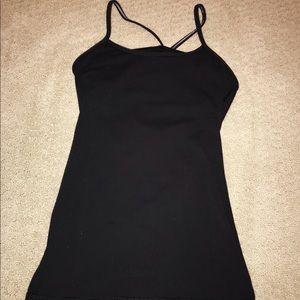 Lululemon Black racerback tank top